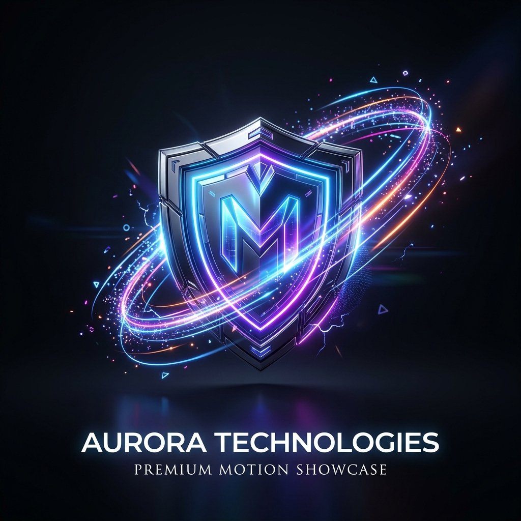 Custom animated logo presentation
